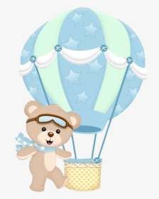 Teddy Bear Hot Air Balloon Clipart, HD Png Download, Transparent PNG
