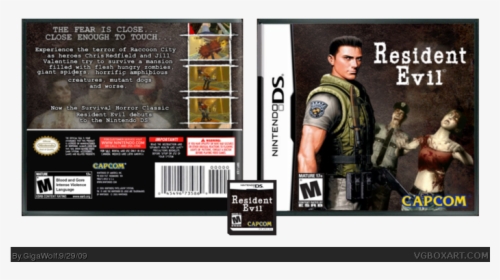 Resident Evil Ds Box Art Cover - Action Figure, HD Png Download, Transparent PNG