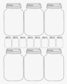 Mason Jar Gift Box Template Images About Templates - Mason Jar Gift Tag Printable, HD Png Download, Transparent PNG