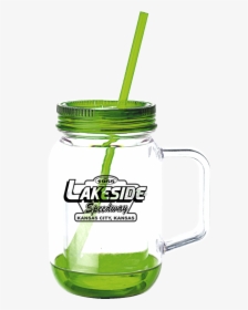 Km8102 Mason Jar Handle Grn Lakeside - Mason Jar, HD Png Download, Transparent PNG