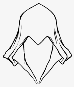 Clip Art Library Kisekae Prop Assassin S Hood By Zebuta - Drawing Assassin's Creed Logo, HD Png Download, Transparent PNG