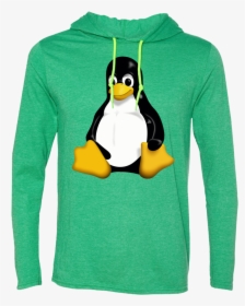 Linux Penguin Ls T-shirt Hoodie - Cloud Computing In Linux, HD Png Download, Transparent PNG