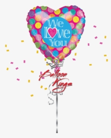 We Love You Heart - We Love You Balloon, HD Png Download, Transparent PNG