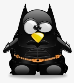 Uttaresh Batman The Dark Knight - Tux Linux Batman, HD Png Download, Transparent PNG