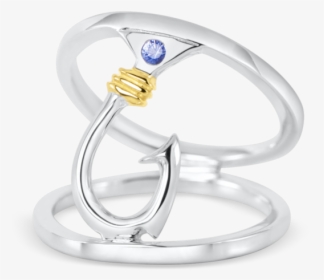 Double Band Hook Ring Nau T Girl - Pre-engagement Ring, HD Png Download, Transparent PNG