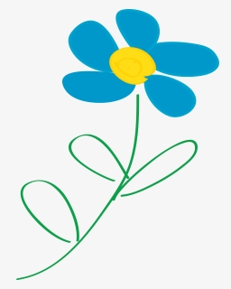 Whimsical Flowers Free Clip Art, HD Png Download, Transparent PNG