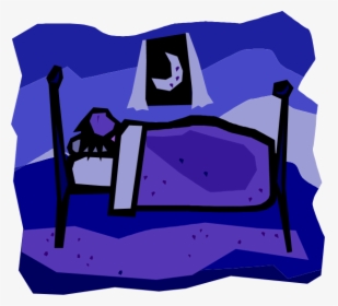 Transparent Bed Clip Art - Sleeping Person Drawing Cartoon, HD Png Download, Transparent PNG