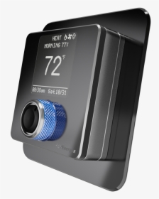 The Dream Thermostat Is Shown In Piano Black With Optional - Gadget, HD Png Download, Transparent PNG