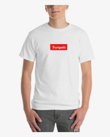 Trumpets Supreme Logo Short Sleeve T Shirt - You Dont Know Me Witness Protection, HD Png Download, Transparent PNG
