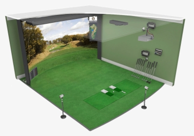 Room Size Golf Simulator, HD Png Download, Transparent PNG