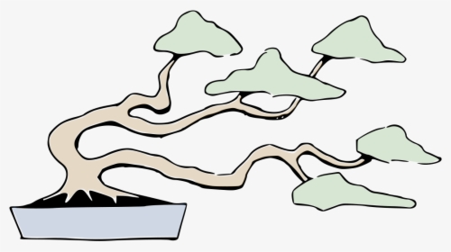 Bonsai Windgepeitschte Form - Arboles Bonsais, HD Png Download, Transparent PNG