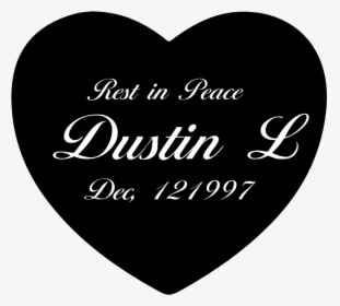Rest In Peace Car Magnet - Heart, HD Png Download, Transparent PNG