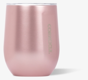 Corkcicle Stemless Wine 12 Ounce Tumbler - Metallic Rose Stemless Corkcicle, HD Png Download, Transparent PNG