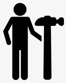 Silhouette With Hammer - Your Boyfriend Me Meme, HD Png Download, Transparent PNG