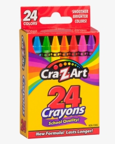 Cra Z Art Crayons 24 Count - Cra Z Art Crayons 24 Pack, HD Png Download, Transparent PNG