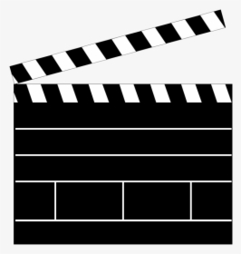 Clapperboard Icon Scalable Vector Graphics - Clapper Board Clipart Png, Transparent Png, Transparent PNG