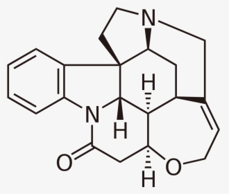 Strychnine Structure, HD Png Download, Transparent PNG