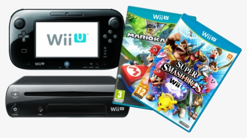 Pack Wii U Mario Kart 8 Super Smash Bros Consola - Wii U Gamepad, HD Png Download, Transparent PNG