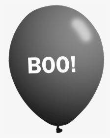 Boo-halloween Balloon Clipart - Balloon, HD Png Download, Transparent PNG