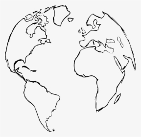 Earth Drawing Doodle 2 - Line Art, HD Png Download, Transparent PNG