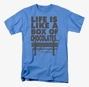 Box Of Chocolates Forrest Gump T-shirt - T-shirt, HD Png Download, Transparent PNG