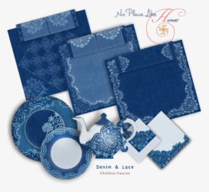 Nplh-denim & Lace Gallery Slide - Placemat, HD Png Download, Transparent PNG