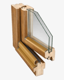 Euroline 68 Wood Window - Okna Drewniane Belgia, HD Png Download, Transparent PNG