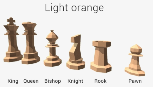 Low Poly Chess Pieces, HD Png Download, Transparent PNG