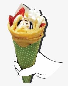 Crepes - Crepe And Gelato, HD Png Download, Transparent PNG