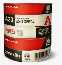 General Purpose Crepe Adhesive Tape - Adere, HD Png Download, Transparent PNG