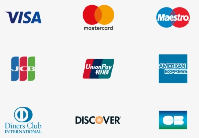 Download Visa Mastercard Unionpay American Express - Visa Mastercard American Express Diners Club, HD Png Download, Transparent PNG