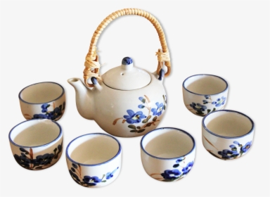 6 Tea Cups - Ceramic, HD Png Download, Transparent PNG