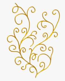 Line Leaf Clip Art Transprent Png Free - Flourish Designs Gold Png, Transparent Png, Transparent PNG