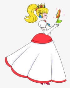 This Is Super Princess Rosalina, I Thought That,´spp - Peach Fire Flower, HD Png Download, Transparent PNG