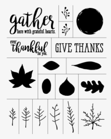 Thanksgiving Place Setting - Graphic Design, HD Png Download, Transparent PNG