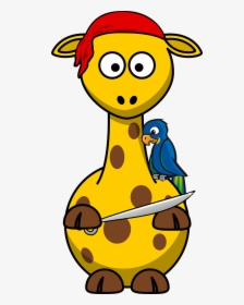 Cartoon Giraffe, HD Png Download, Transparent PNG
