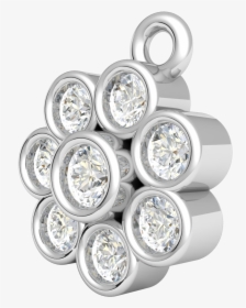 0 9carat Brilliant Cut Round Diamond Casual Cluster - Locket, HD Png Download, Transparent PNG