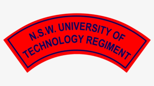 Nsw University Of Technology Regiment Battledress Flash - Royal Australian Engineers Red, HD Png Download, Transparent PNG