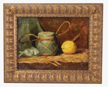 19th Century Oil Painting Still Life Of Lemon With - Still Life Photography, HD Png Download, Transparent PNG
