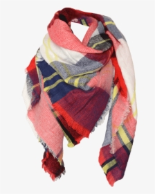 Wool Blend Square Checked Warm Scarf - Теплый Шарф Пнг, HD Png Download, Transparent PNG