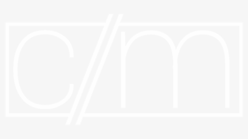 C M Logo White Outline, HD Png Download, Transparent PNG