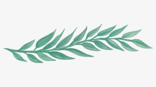 Free Greenery Watercolor Png , Png Download - Png Transparent Leaf Watercolor Png, Png Download, Transparent PNG