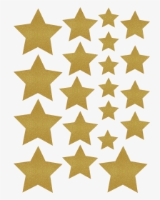 Gold Shimmer Stars Accents - 4th Of July Star Banner Printables, HD Png Download, Transparent PNG