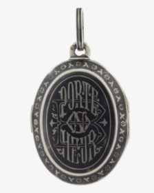 Victorian French Niello Lucky Charm - Locket, HD Png Download, Transparent PNG