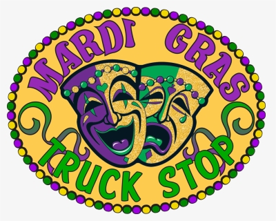 Mardi Gras Logo Left Aligned - Circle, HD Png Download, Transparent PNG