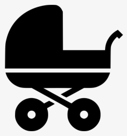 Baby Carriage Stroller Newborn Infant Family - Baby Cart Vector Logo Png, Transparent Png, Transparent PNG