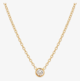 Perfect Diamond Necklace Gold Phyllis Rosie   Class - Round Diamond Necklace Gold, HD Png Download, Transparent PNG