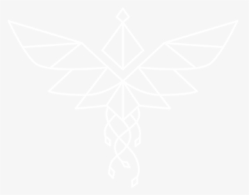 White Phoenix Psychology Logo - Johns Hopkins Logo White, HD Png Download, Transparent PNG