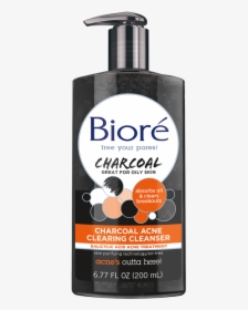 Biore Charcoal Face Wash, HD Png Download, Transparent PNG
