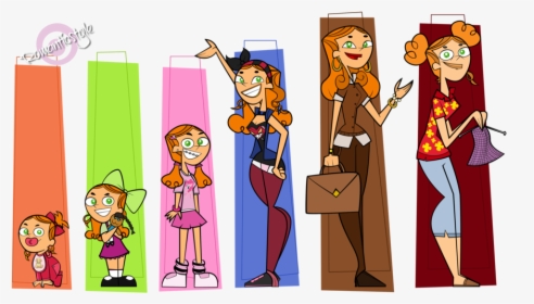 Clipart Of Teenage Girl Before And After Puberty & - Girl Going Through Puberty Cartoon, HD Png Download, Transparent PNG
